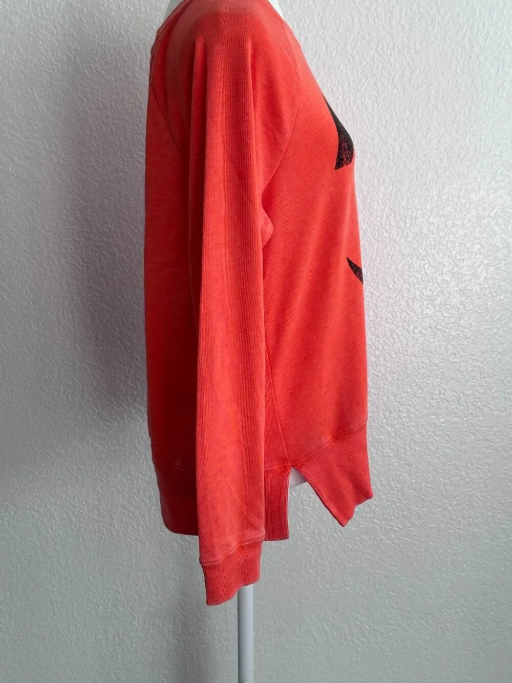 Grayson Threads Pumpkin Face Sweatshirt Size Large Orange Halloween Graphic Cozy - Picture 3 of 8